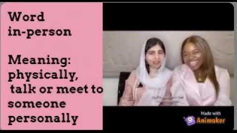 Daily English Word | In-person | Improve Your English | Malala | Vee Kativhu