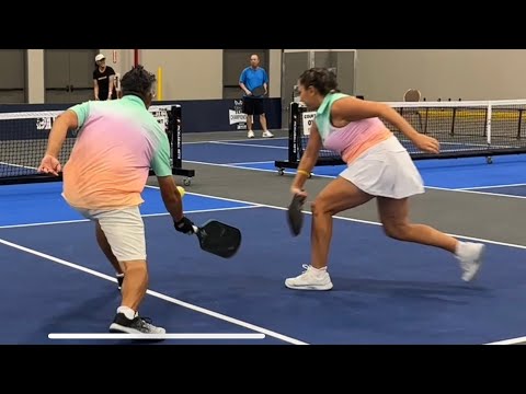 PPA Bubly Pickleball Tournament @Las Vegas 3.5- Match 4 -Mixed doubles-Corina and David Hill