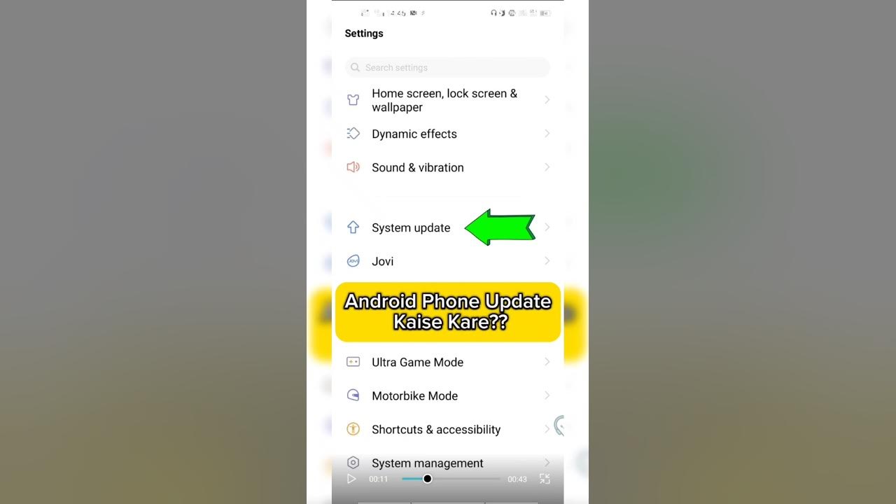 How to update software on android | How to update android version in ...