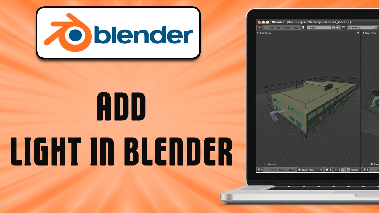 How To Add Light In Blender (easy) YouTube
