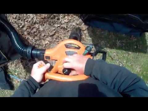 BLACK+DECKER Electric Leaf Blower & Mulcher with Leaf Collection System,  BV5600 885911319416