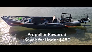 DIY  Island Hopper Kayak Motor on an Ascend FS10 for under $450