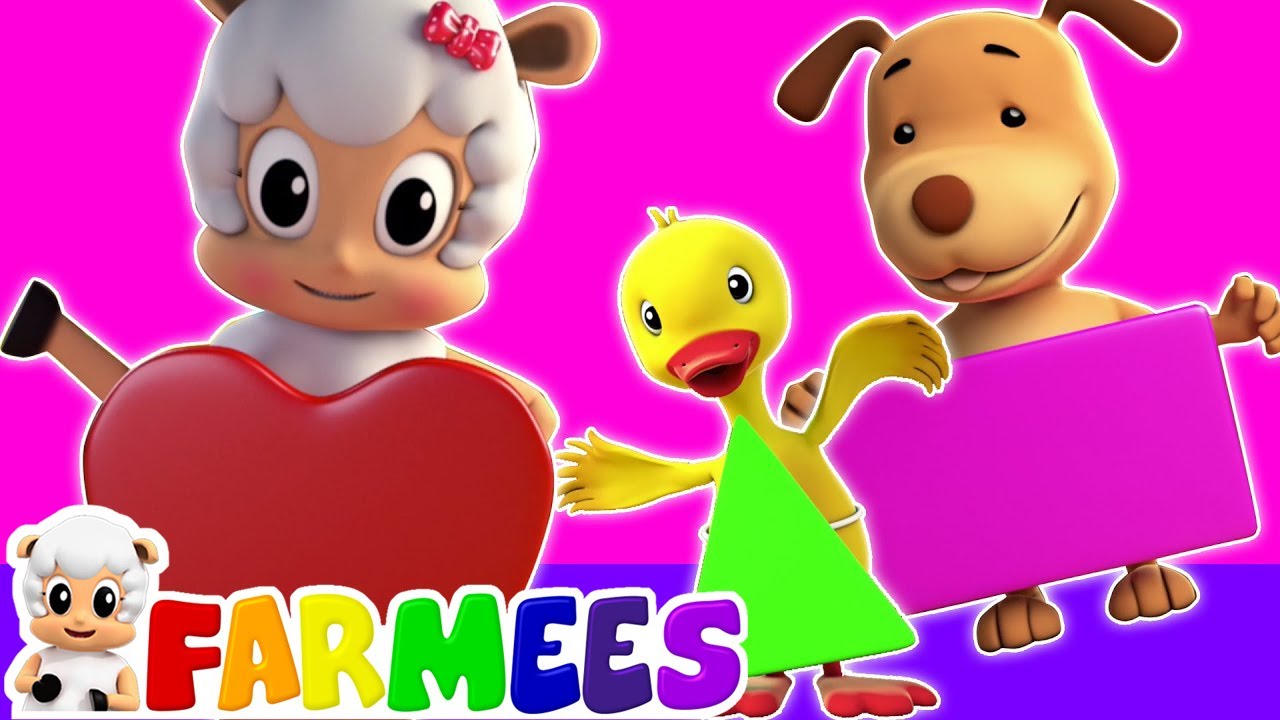 Formas para Crianças | Moldam Canção | Música Berçário | Shape Song | Learning Songs for Kids