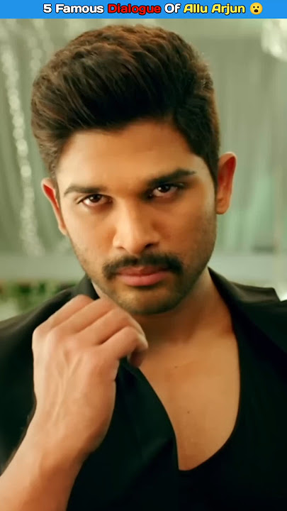 5 Famous Dialogue of Allu Arjun 😮 || #shorts #alluarjun
