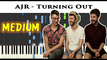 AJR - Turning Out | Sheet & Synthesia Piano Tutorial by James Morrison BCN