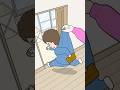 風呂に逃げる夫を 指でつまむ妻【アニメ】