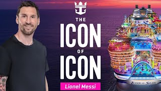 Lionel Messi LIVE NAMING CEREMONY Icon of the Seas, the world's largest cruise ship 2024