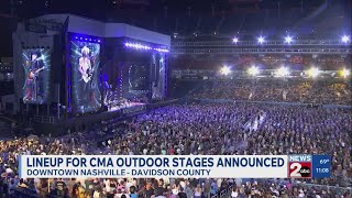 Lineup for CMA Fest outdoor stages announced