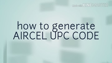 How to generateAIRCEL  UPC CODE .. 100% working guaranteed by Ruraa records ( ruraa records )