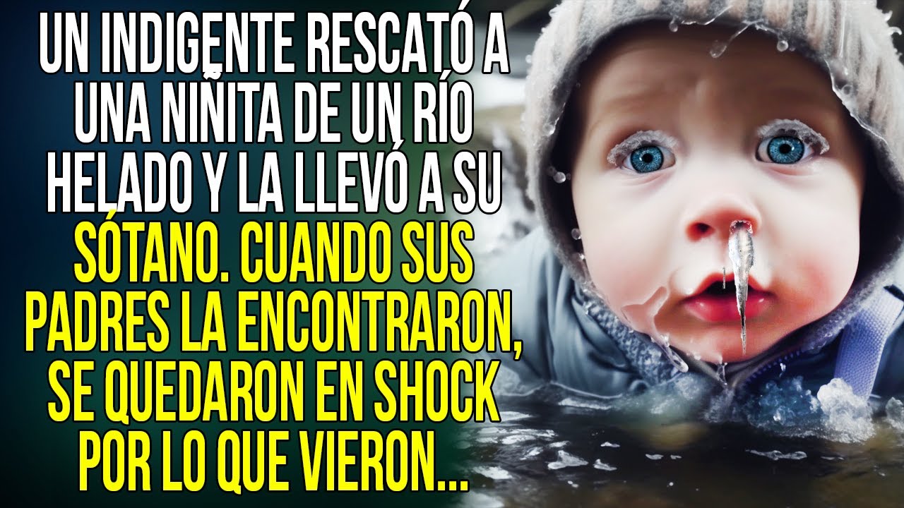 Un indigente rescató a una niñita de un río helado y la llevó a su sótano. Cuando sus padres...