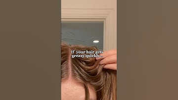 If you find your hair getting greasy quickly.. follow these tips 🤍