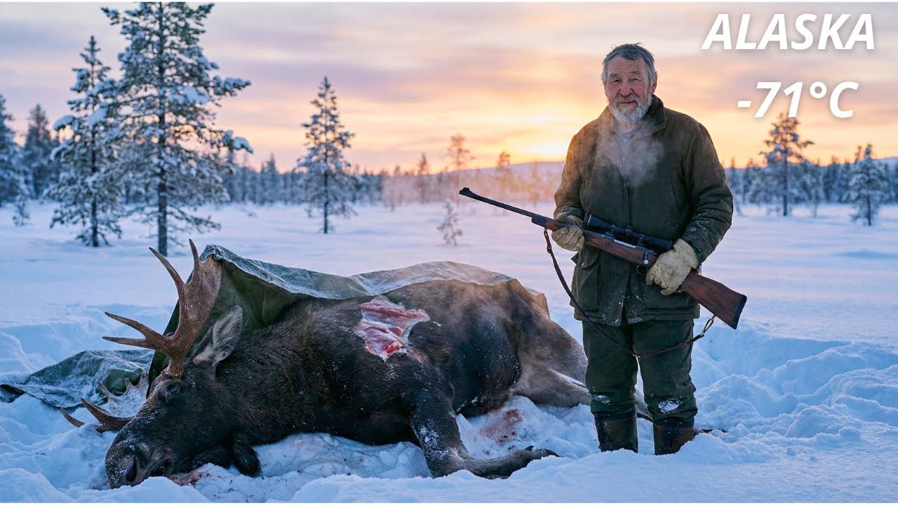 Alaska Survival Life at -71°C | Moose Hunting, Arctic Fox & Frozen Wilderness
