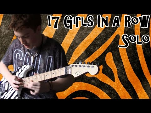 Steel Panther | 17 Girls In A Row Guitar Solo Cover