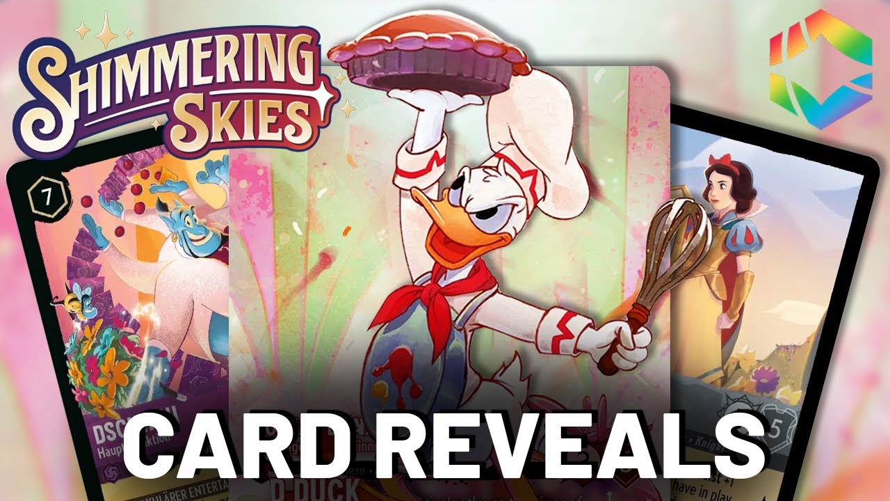 SHIMMERING SKIES New Cards Reveal | Donald Enchanted Card, Genie