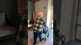 Walking the loop- ❤️how he continues to follow what’s going on outdoors #dementia #family