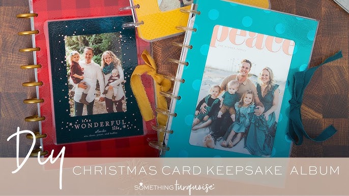 How to Make a Christmas Card Book – Simply2moms