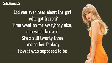 Taylor Swift - right where you left me (Lyrics)