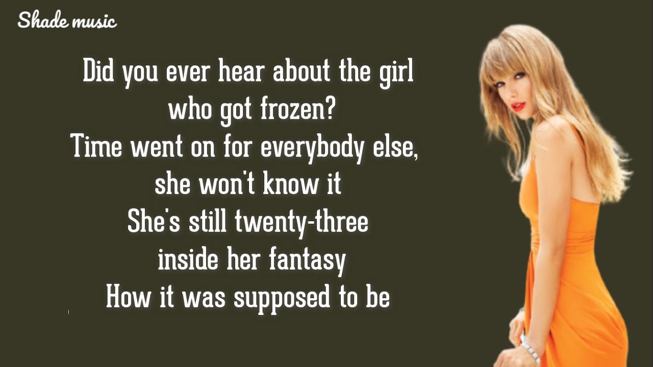 Taylor Swift - right where you left me (Lyrics)