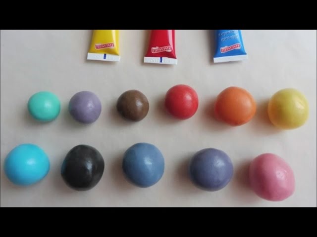 How To Color Fondant make every color with only 5 gel colours 