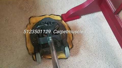 Organic Oreck Orbiter carpet cleaning instructional video.