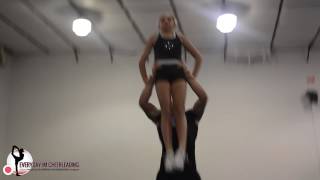 Partner Stunting 101: Press/toss full-ups & cupies
