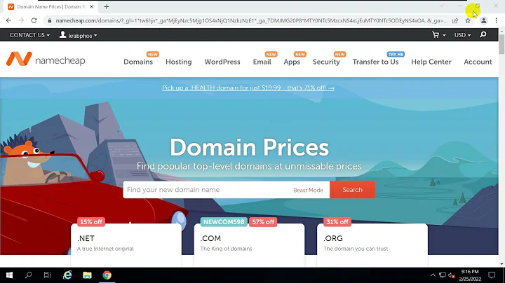 How to point domain to public ip address for web hosting