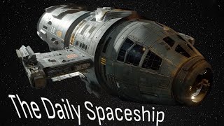 Daily Spaceship - Aegis Guardian, Alien Electromagnetic Shield Repair Spaceship