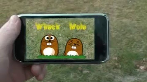 Whack a Mole AR Game Scenario Movie