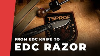 SOG Terminus. From EDC Knife to EDC Razor. Factory Sharpening vs Professional Sharpening.