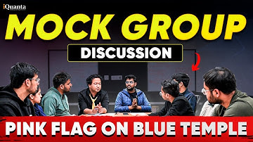 Mock Group Discussion | Topic: Pink Flag on Blue Temple | MBA GDPI Preparation