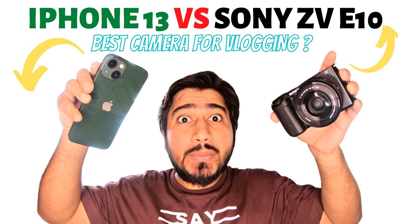 BEST VLOGGING CAMERA Apple Iphone 13 VS Sony ZV E10 in Cinematic Mode