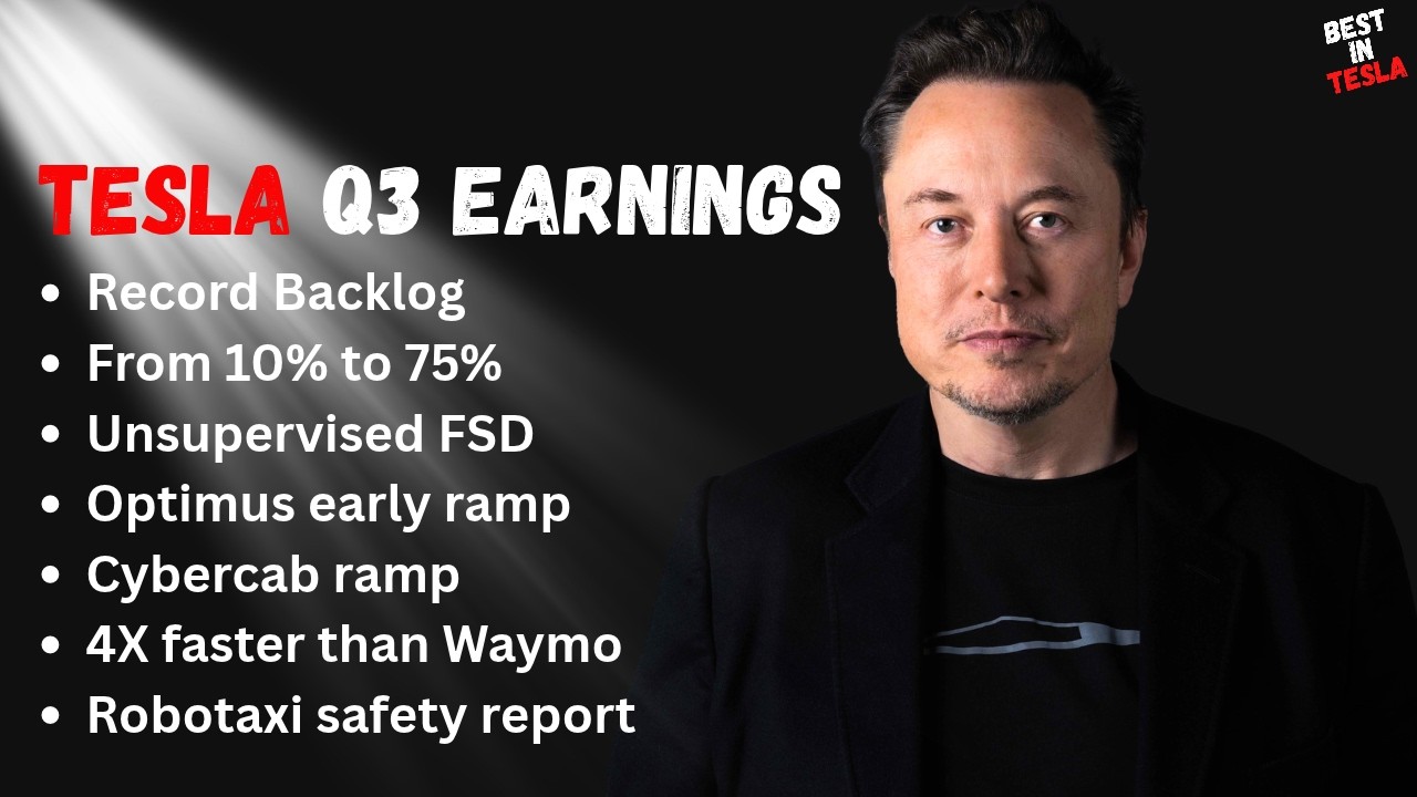 Tesla’s Optimus Is Finally Ramping - FSD Is Exploding with 75% take rate - Robotaxi Safety Report 👀