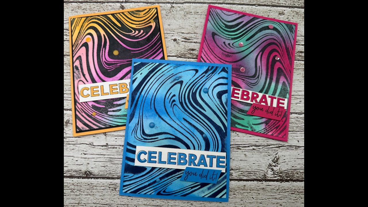 Embossing Folder So Swirly with Brayer- Stampin Up - YouTube