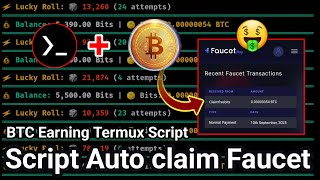 Script Nuyul Bitcoin Auto Via Termux 2025 - Auto Claim Faucet - Byp Captcha % Working & Legit