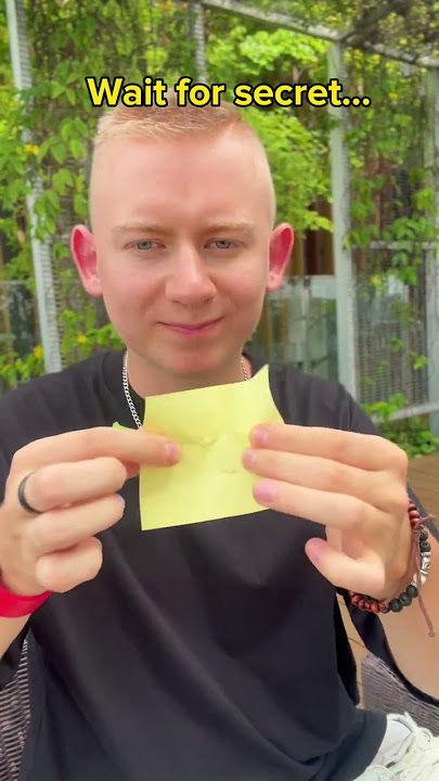 PAPER MAGIC TRICK FOR SCHOOL