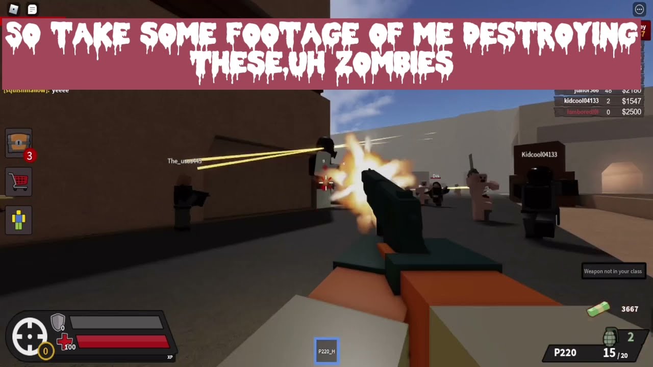 Roblox.exe series: Zombie Games