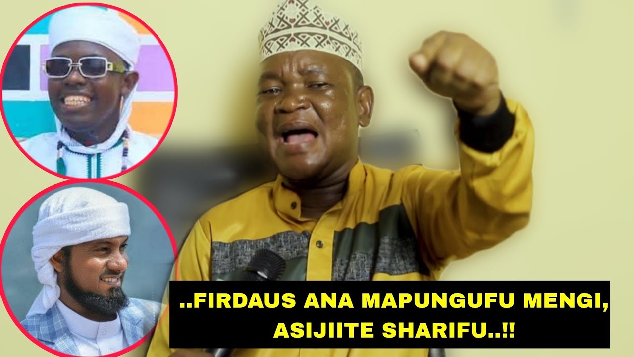UST. SHAFII AUKATAA USHARIFU WA FIRDAUS, AUNGANA NA SHEIK KISHIKI KUPINGA MAFUTA NA MAJI  YA UPAKO