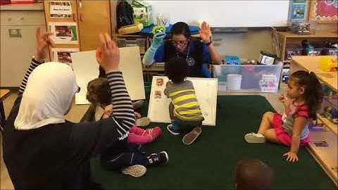 Toddler Circle Time Puppet Who Is Here