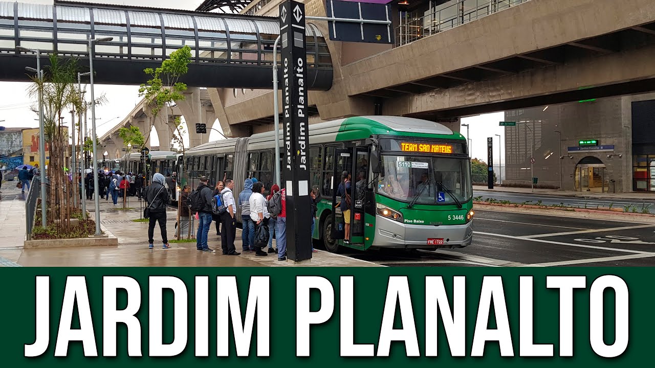 Estação Jardim Planalto (Linha 15 - Prata) - Movimentação de Ônibus 