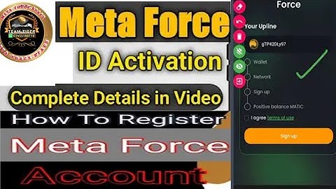 HOW TO ACTIVATE METAFORCE ACCOUNT IN TRUST WALLET