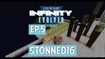 FTB Infinity Evolved Skyblock Expert Mode Mod Pack EP 5