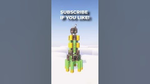 Super Rocket 🚀 in Minecraft | TUTORIAL #jmoxbuild #minecraft #minecrafttutorial #rocket