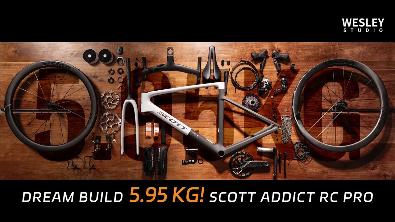 夢幻打造！5.95 公斤的 SCOTT ADDICT RC PRO 公路車 | 組車