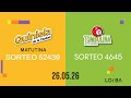 QUINIELA MATUTINA - Sorteo N°52439 - TOMBOLINA - Sorteo N°4645 - Resultados 26/05/2026
