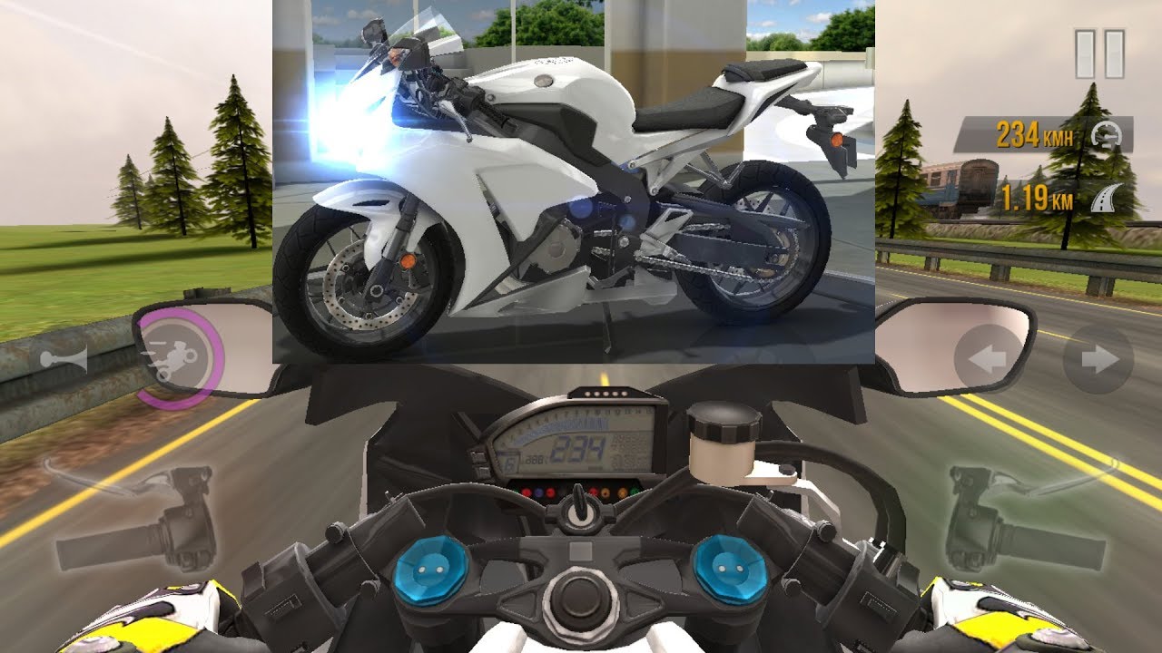 Traffic Rider CBN 1000R Bike test and Speed test YouTube