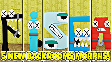 [11/06 UPDATE] How to get ALL 5 NEW ALPHABET LORE BACKROOM MORPHS!  - Roblox