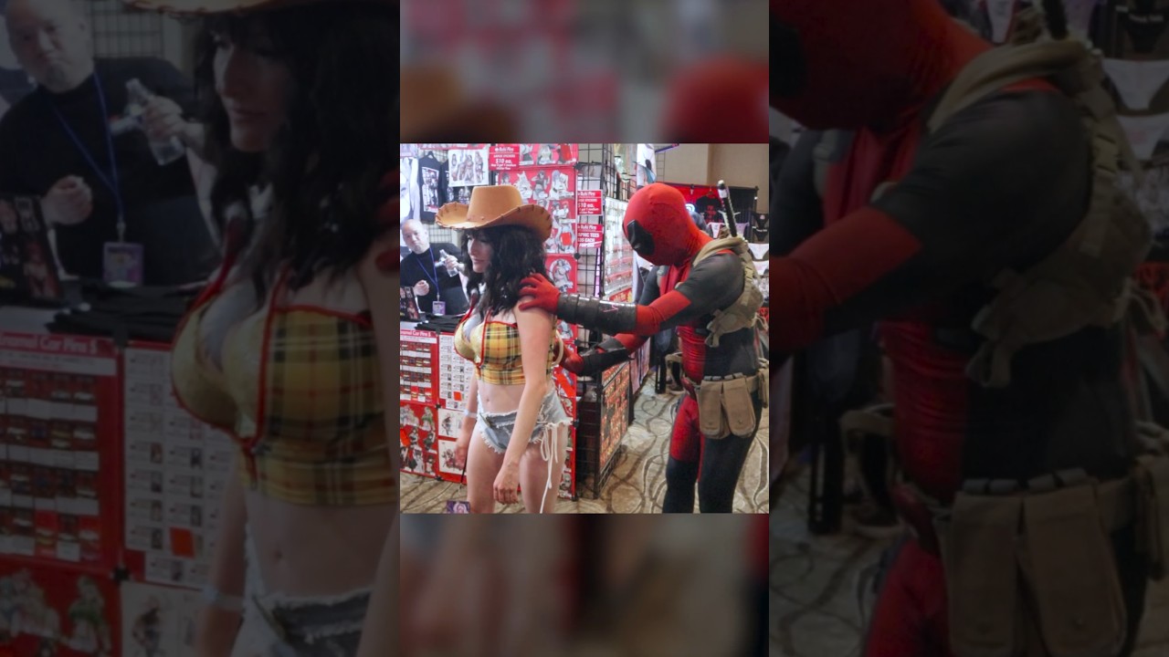 Deadpool finds limited edition Woody doll 🧸 #deadpool #toystory #cosplay