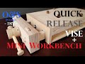 Mini Workbench With Quick Release Vise ||  Pikasäätö puristimella varustettu  pieni työpenkki