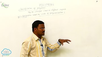 Classification of Polymers || Classification Based on Mode of Polymerisation 2 || Disk Telangana