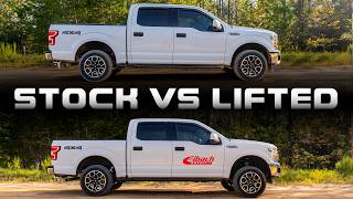 F-150 Stock Suspension vs. Eibach Stage 1 Pro Truck Lift